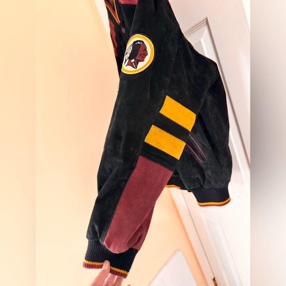 Washington Redskins Leather Vintage Medium NFL G-III NFL Bomber - Picture 5 of 16